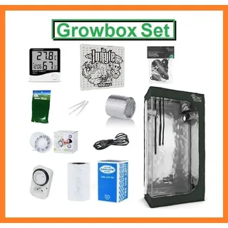 Growbox Komplettset Set 80x40x160cm Gewächshaus Zuchtzelt Pflanzenzelt Indoor