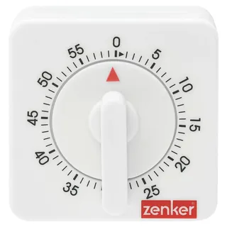 EHS Intervall-Timer Kurzzeitwecker 6,8 x 6,8 x 5 cm weiß