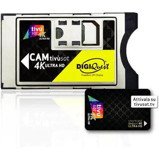 DIGIQuest CAM tivusat 4K Ultra HD Kanal-fähiges Gerät DAZN