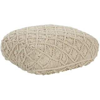 Beliani Pouf Berrechid 50 x 20 x 50 cm Beige