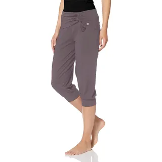 Ocean Sportswear Yogahose »Soulwear - 3/4 Yoga Pants« Komfortabler Umschlagbund mit seitlicher Raffung Gr. 40 N-Gr, taupe, , 49436552-40 N-Gr