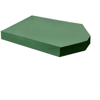 GANCEI Sandkastenabdeckung, Oxford-Stoff, Sandkastenabdeckung, Bootsform, wasserdicht, schützende Überdachung für Gartenboote, Spieltische, Outdoor-Abdeckungen (grün)