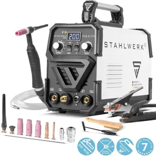 STAHLWERK DC WIG 200 ST IGBT luftg.3m Einzelgerät m.Zub.