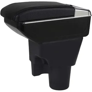 Caijiax Auto Armlehne Box für VW Caddy 2020-2024 2025, Auto Mittelkonsole Aufbewahrungs Box Armlehne Innenausstattung Armauflage.