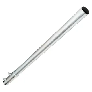 PremiumX Mastverlängerung 100cm Ø 48mm Stahl verzinkt Mastaufsatz Antennenmast-Verlängerung Halterung für Satelliten-Schüssel