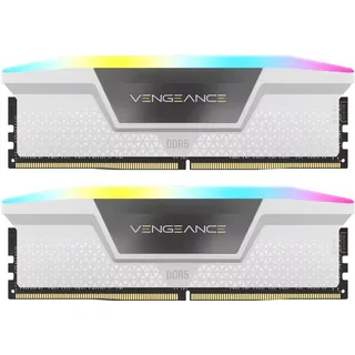 Corsair Vengeance RGB DDR5-6000 32GB Kit (2x16GB) CL36 Weiß CMH32GX5M2E6000C36W