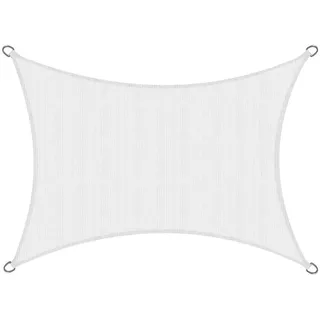 Sol Royal Sonnensegel rechteckig Weiß 400x300 cm - Sichtschutz, Sonnensegel