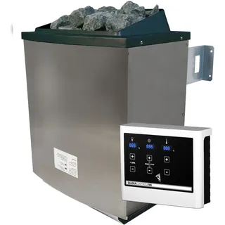 Karibu Saunaofen 9 kW + Steuergerät Easy + 20 kg Steine