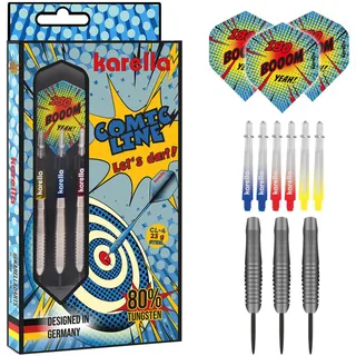 KARELLA Comic Line Steeldart 80% Tungsten 23 g Bunt