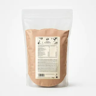 KoRo Veganes Proteinpulver Ohne Zucker Schokolade 1 kg - Aus Reis-, Erbsen- und Soja Protein Pulver Vegan - Eiweißpulver Cremig-süß im Geschmack - 30 Tage Vorrat