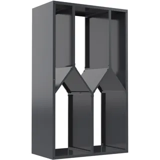 Westmann Kaminholzregal Castra Metall 95 x 160 x 50 cm Anthrazit