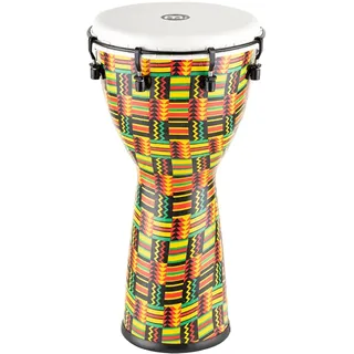 Meinl Percussion Alpine Djembe Instrument - Mittelgroße Handtrommel - Mechanisches Stimmsystem - Durchmesser 10 Zoll - Kunststoff, Mehrfarbig (ADJ10-SI)