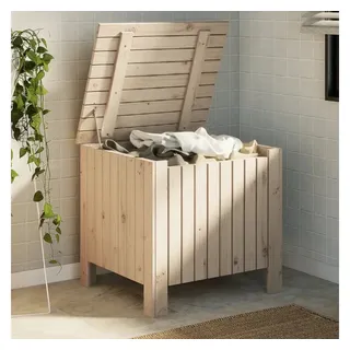 vidaXL Truhe mit Deckel RANA 60x49x54 cm Massivholz Kiefer