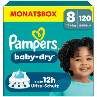 Pampers Baby-Dry Gr. 8 (17+ kg) 120 St.
