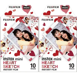 Fujifilm Instax Mini Film 10 St. heart sketch
