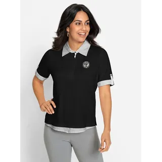 Inspirationen Poloshirt Poloshirt, (1 tlg.) 44 schwarz | Gr.: