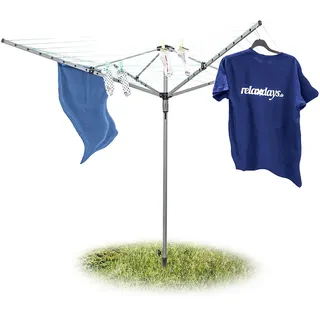 Relaxdays Wäschespinne 49 m