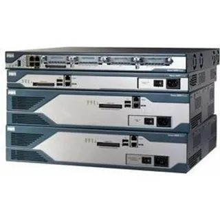 Cisco 2851, 10,100,1000 Mbit/Sek, Ethernet (RJ-45), IOS, 128-bit AES, 192-bit AES, 256-bit AES, 3DES, DES, 2U, Blau, Edelstahl - Blau/Silber