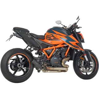 Shark exhaust RCT Edelstahl beschichtet schwarz-matt, schwarz