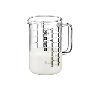 Bohemia Cristal Messbecher mit Henkel 1 l