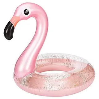 Flamingo Aufblasbar Schwimmbad Schwimmer Flamingo Pool Glitzer Rosa Flamingo ...