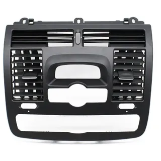 Lüftungsdüsengitter Kompatibel Mit Benz Für Vito Für Viano W636 W639 2004-2015 Auto-Armaturenbrett Zentral Links Rechts A/C-Klimaanlagen-Auslassrahmen-Entlüftungsplattenabdeckung 6366800800(Central Mo
