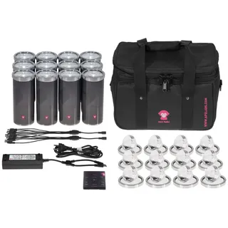 Ape Labs LED Scheinwerfer, LightCan V2 Tourpack 12 Softbag - grey - Akkubetriebener LED