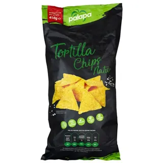 Palapa Tortilla Chips Natur mit Speisesalz Maistortillachips 450g