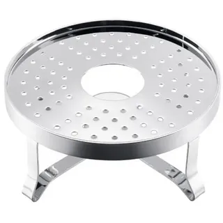 Bodum Stövchen Chambord Ø 18 cm Edelstahl Silber Chrom