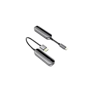 iShare Pro Wireless HDMI Transmitter and Receiver Kit 2K, Screaming Netflix, Amazon Video to TV, HD Video and Audio Sync, USB C HDMI Wireless Adapter for iPhone 15, iPad Pro, MacBook Pro/Air