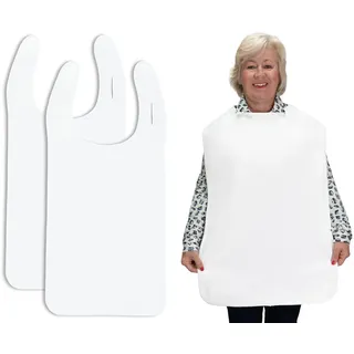 ZOLLNER Speiseschürze, 50 x 110 cm, 100% Polyester weiß