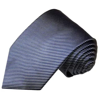 Paul Malone Krawatte Herren Seidenkrawatte Schlips modern gestreift 100% Seide Schmal (6cm), blau 519 blau schmal | 6 cm x 150 cm