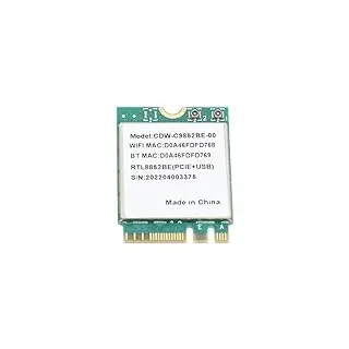 WiFi 6 Wireless-Karte RTL8852BE Bluetooth 5.2 Dualband 1800 Mbit/s M.2-Netzwerkadapter, Unterstützt MU MIMO, für Laptop-PC, Unterstützt 10/11, Linux