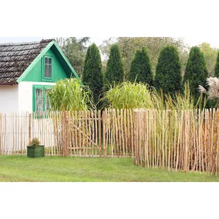 iWerk Staketenzaun Haselnuss 90 x 400 cm