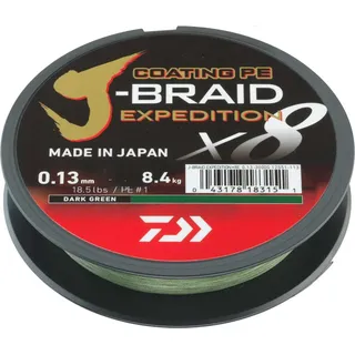 Daiwa J-Braid Expedition, X8E 0.06mm, 150m Smash orange