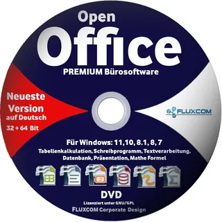 Open Office 2022 Premium DVD Schreibprogramm Textverarbeitung für Windows  10