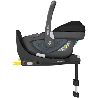 Maxi-Cosi Babyschale Pebble 360 inkl. Isofix-Basis FamilyFix, schwarz