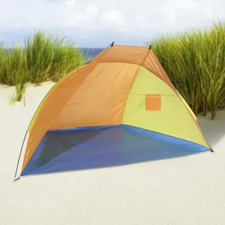 Hi Haushalt International Strandmuschel mit Fiberglasgesta?nge 220x115x115cm 62006