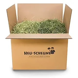 Heu-Mix von der Heu-Scheune® 1. und 2. Schnitt Heu Futter für Kaninchen Meerschweinchen Hasen (2,5kg + 2,5kg)