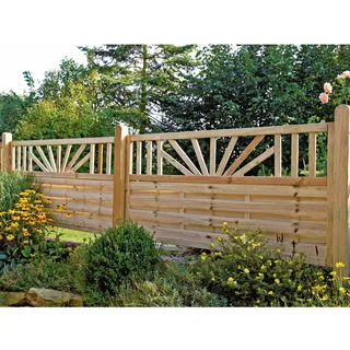 Tetzner & Jentzsch T & J Sichtschutzzaun Freiburg-Serie 180 x 90 cm