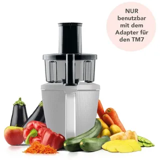 Wundermix Schneideaufsatz WunderSlicer® V2 für Thermomix, Zubehör für TM7, TM6, TM5, Gemüseschneider mit 1.500g Fassungsvermögen