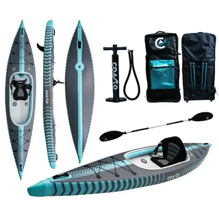 Coasto Capitole 1 Place aufblasbar Kanu Touring Boot 1er Kayak 385cm