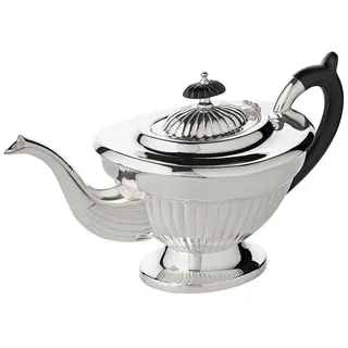 Edzard Teekanne Queen Anne, schwerversilbert, Länge 28 cm, Breite 14 cm, Höhe 16 cm, Füllmenge 0.9 Liter