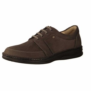 Finn Comfort Norwich, Grey, Herren-Schnürer, Bequemschuhe, Halbschuhe, NEU - Herrenschuhe Bequemschuhe, Grau, leder (impala) - Grau - 41