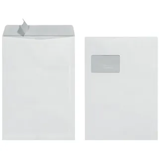 Herlitz Versandtasche C4 mit Fenster, 25 Stück