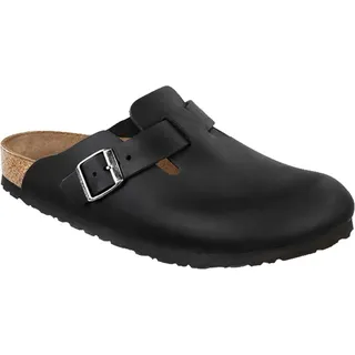 Birkenstock Boston Nubukleder geölt schwarz 45