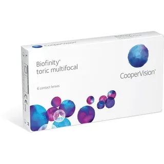 Biofinity Toric Multifocal (6 Linsen) PWR:0, BC:8.7, DIA:14.5, CYL:-2.25, AXIS:180, ADD:D+2.00