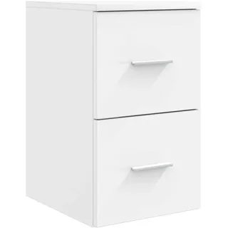 vidaXL Badezimmerschrank Inzwischen 30 x 44,5 x 50 cm Weiß