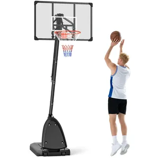sportnow Basketballständer Schwarz 107 x 70 cm