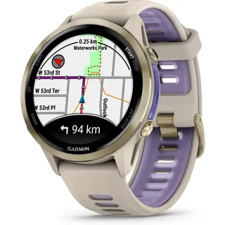 Gray/Softgold Titan mit Silikon-Wechselarmband 22 mm French Gray/Transparent Indigo